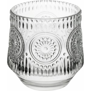 Luxury glass candle jar