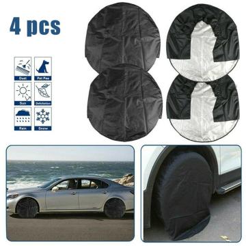4pc Car RV Wheel Cover Tire protective cover Waterproof for Camper Motorhome Truck car paint cover tire repair anti-dirty cover