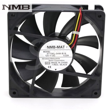 For NMB 4710KL-04W-B19 12V 0.16A 12cm 120mm 12025 computer cpu inverter server case cooling chassis fans