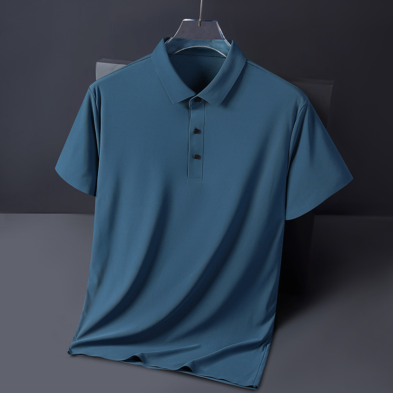 Sea Blue Men Tops