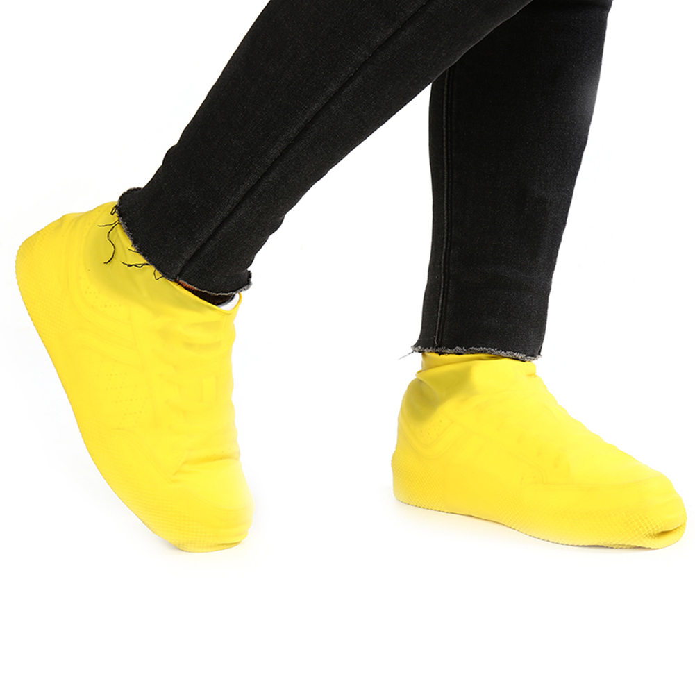 Reusable Latex Waterproof Rain Shoes Covers Portable Slip-resistant Rubber Rain Boot Overshoes S/M/L Unisex Shoes Accessories