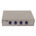 4 Port A B Manual Network Sharing Switch Box 4In1 1In4 RJ45 Ethernet Switcher 100M 4-port network interface switcher