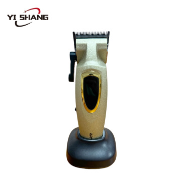 Gold Tone Cordless Professional Barber Hair Clipper
