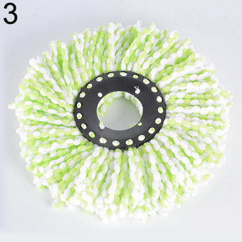 Home Durable 360 Rotating Head Easy Magic Microfiber Spinning Floor Cloth Mop Head Replacement Clean Pad Home Cleaning Tool
