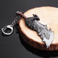 God Of War Kratos Alloy Weapon Keychain Blades Of Chaos Keyring Pendant Men Women Jewelry Game Peripheral Accessories