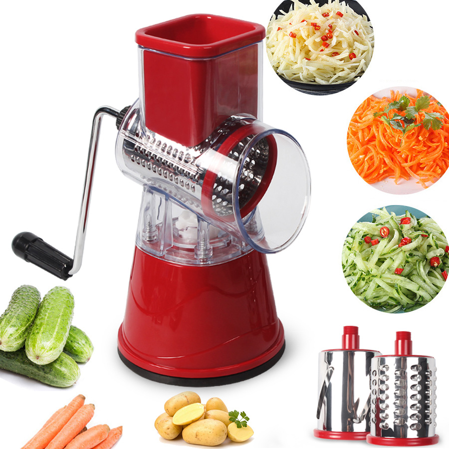 Vegetable Cutter Round Slicer Graters Potato Carrot Cheese Shredder Meat Grinder Vegetable Chopper kitchen Roller Gadgets Tool