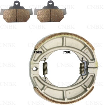 Brake Pads Shoe Drum Set fit for SUZUKI TU 125 X Super C. 99 VL 125 Y Intruder 00 - 08 RM 250 RM250 85-86 Front Rear Onroad