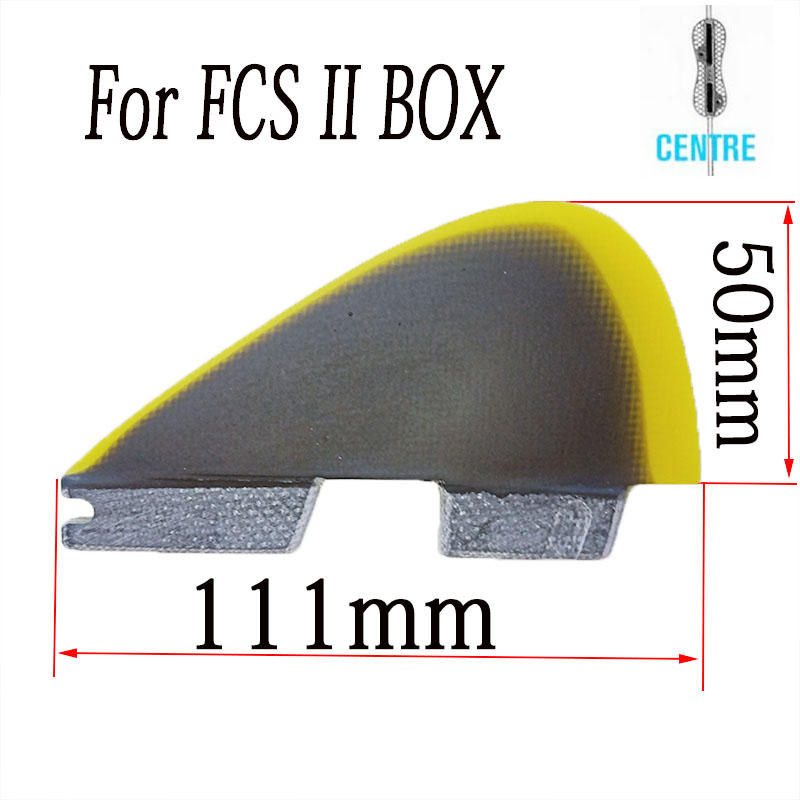 Surf Fins FUTURE FCS Fin Knubster Centre Kneel Fin Barbatanas de Red Azul Surf central Fins surfboard fins wakeboard