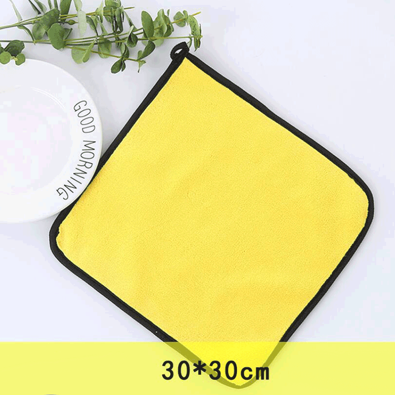 Wonderlife Coral velvet thickened car towel double-sided car wash towel for absorbent car