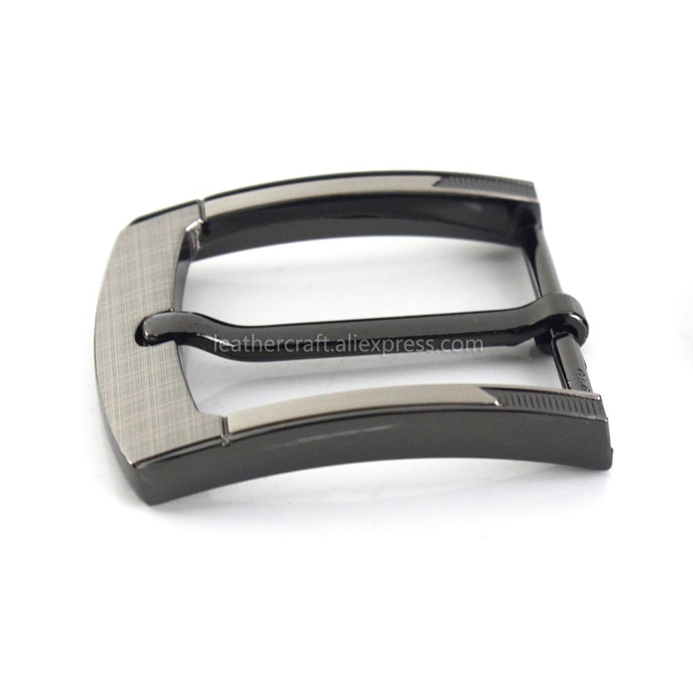 1pcs Metal 40mm Laser Belt Buckle Middle Center Half Bar Buckle Leather Belt Bridle Halter Harness Fit for 37mm-39mm belt