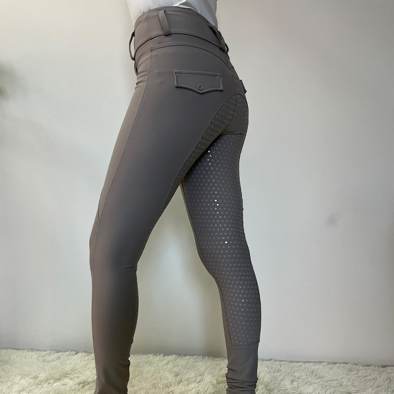 Popular XXS-XL Silicone Equestrian Riding Pants