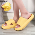 Women's Slippers Thick Platform Home Ladies Slides Non Slip Living Room Indoor Soft Flat Slippers Comfortable Summer Shoes