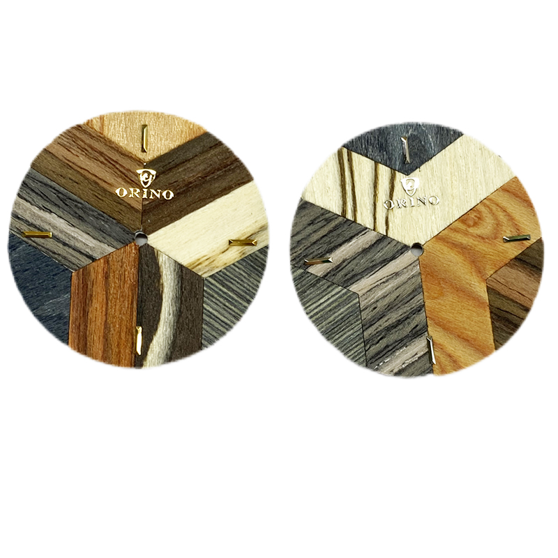 mosaic  wood dial 