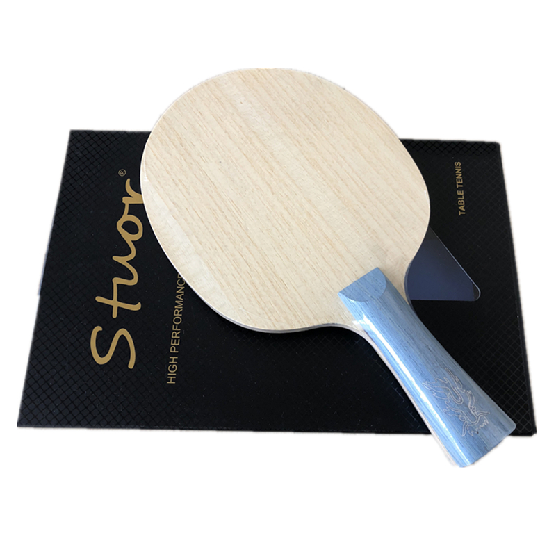 Stuor special blade Two-sided heterogeneous Long 5 Carbon Inner and blue ALC carbon table tennis racket pingpong racket