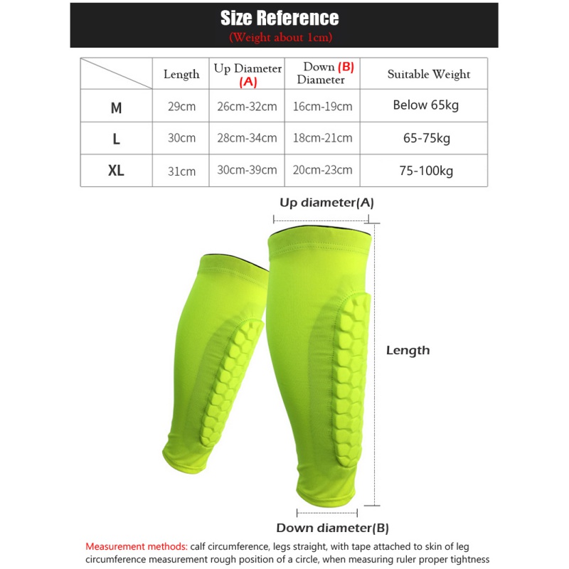 1pcs Football Shin Guards Protective Soccer Pads Holders Leg Sleeves Basketball Training Sports Protector Gear teenager Adult