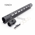 AT3 Black 7" 9" 10" 12" 13.5" 15" inch AR-15 Free Float Keymod Handguard Picatinny Rail for Hunting Tactical Scope Mount System