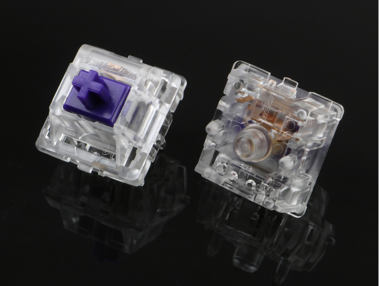 Zealio Switches Tactile mechanical keyboard switch 62g 67 g 78g purple switch