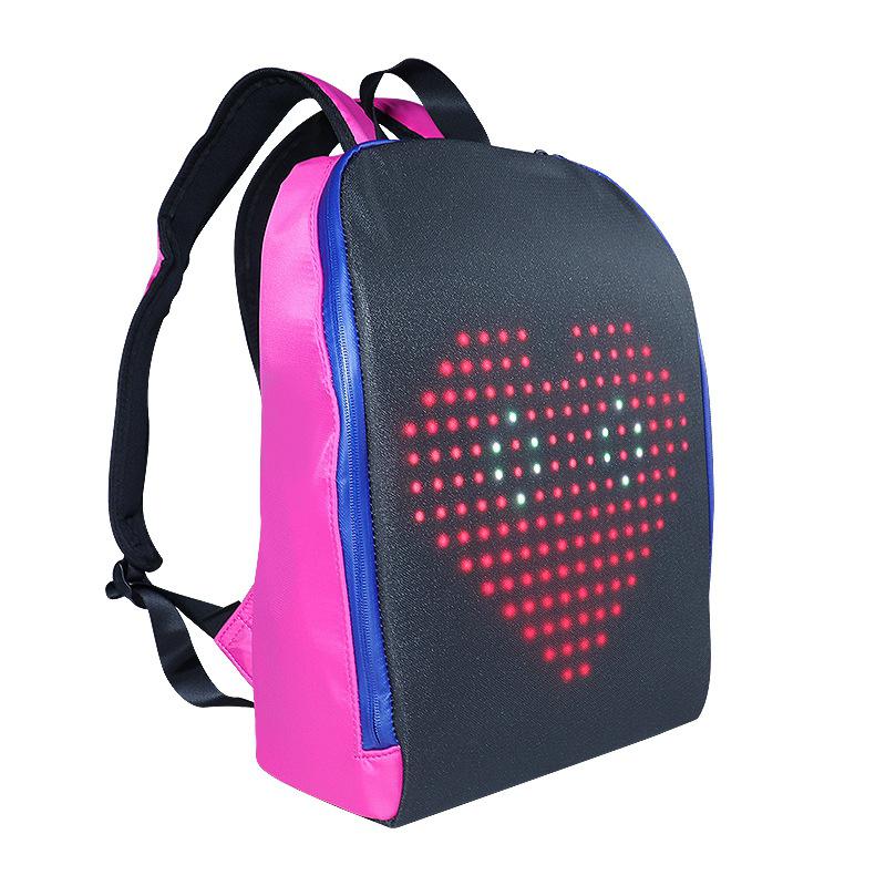 Led Backpack Smart WIFI Version APP Control Led Screen Display Advertising Backpack Outdoor Walking Billboard Backpack