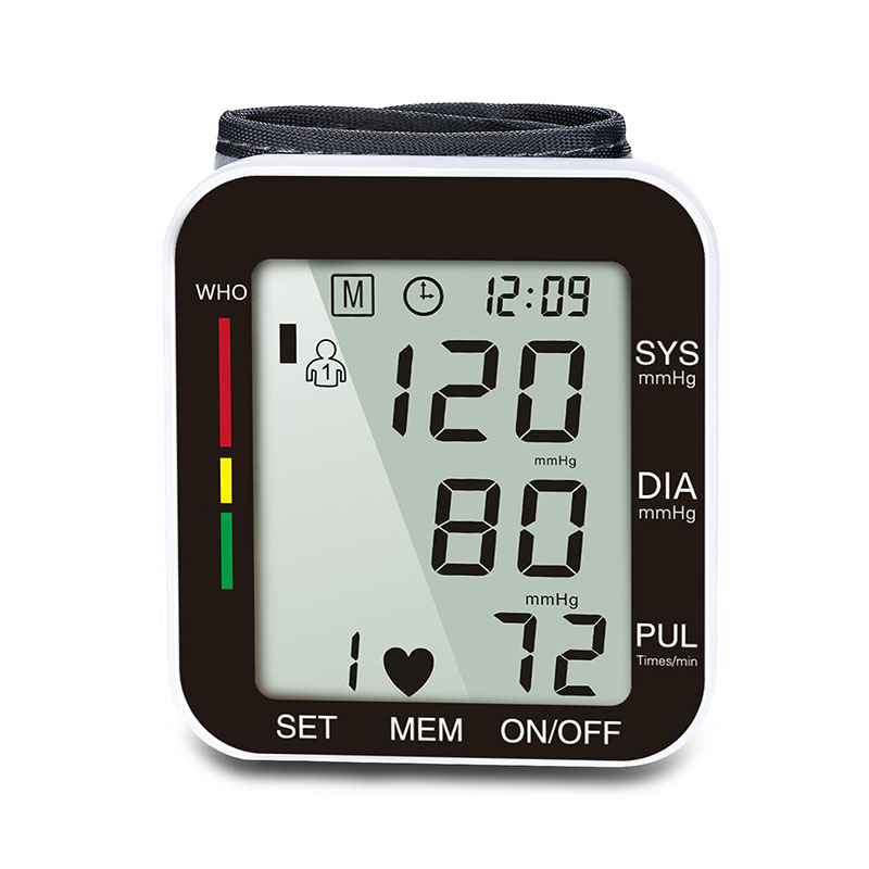 Full automatic Wrist Monitor Meters Sphygmomanometer hypertension care Digital Upper Arm Blood Pressure Pulse Monitor