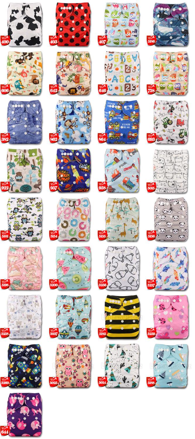 [Littles&Bloomz] 2021 New Baby One Size Reusable Cloth NAPPY Cover Wrap To Use With Flat or Fitted Nappy Diaper