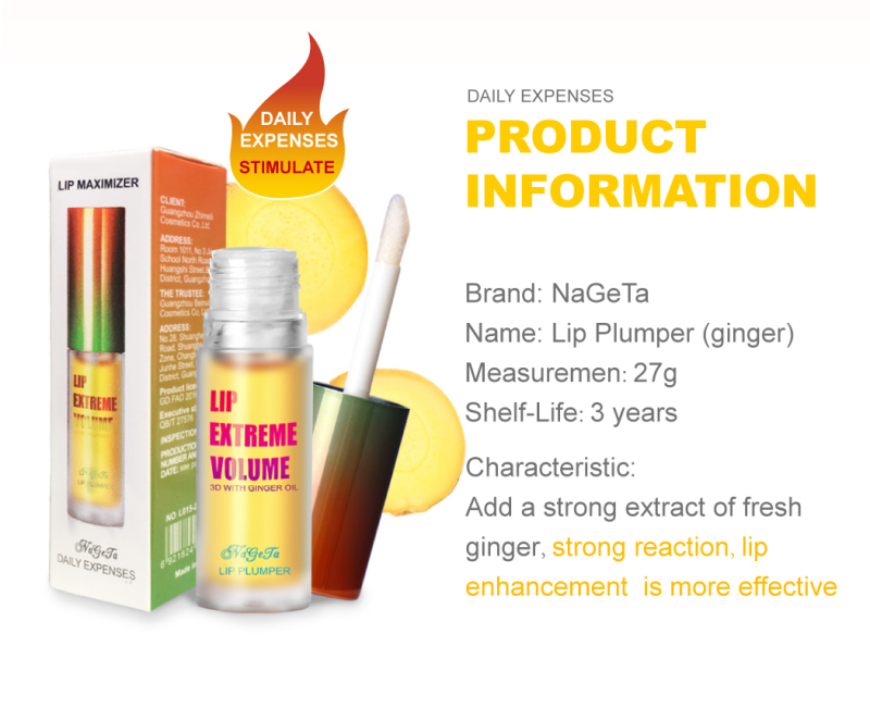 Ginger Peppermint Lip Balm Plant Lip Care Essence Enhances Plump Lips Care Easy To Wear Makeup Comestics Tools TSLM1