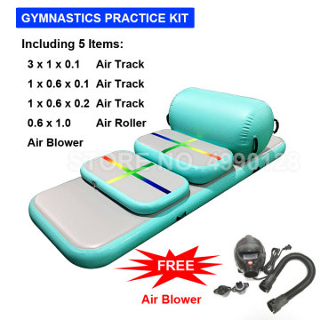 Free Shipping Airtrack Set Inflatable Gymnastic Mattress Gym Tumble Air Track Floor Tumbling Air Track Mat Yoga Exercise Kit