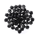 20/50pc Double Hole Spring Fastener Buttons Cord Lock End Stoppers Toggle for Clothing Lanyard Shoes Pig Nose Design Stoppers