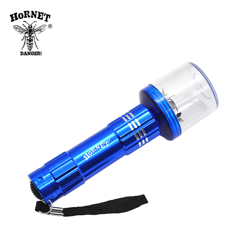 HORNET Electric AUTOMATIC Aluminum Powered by Battery ( Not included ) Metal Spice Crusher Herb Grinder Crank