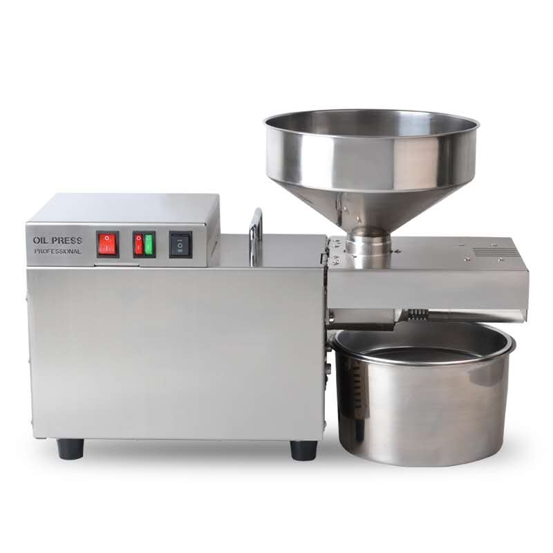 Oil Press Machine Automatic Commercial Presser 2000W Sunflower Seeds Peanut Extractor