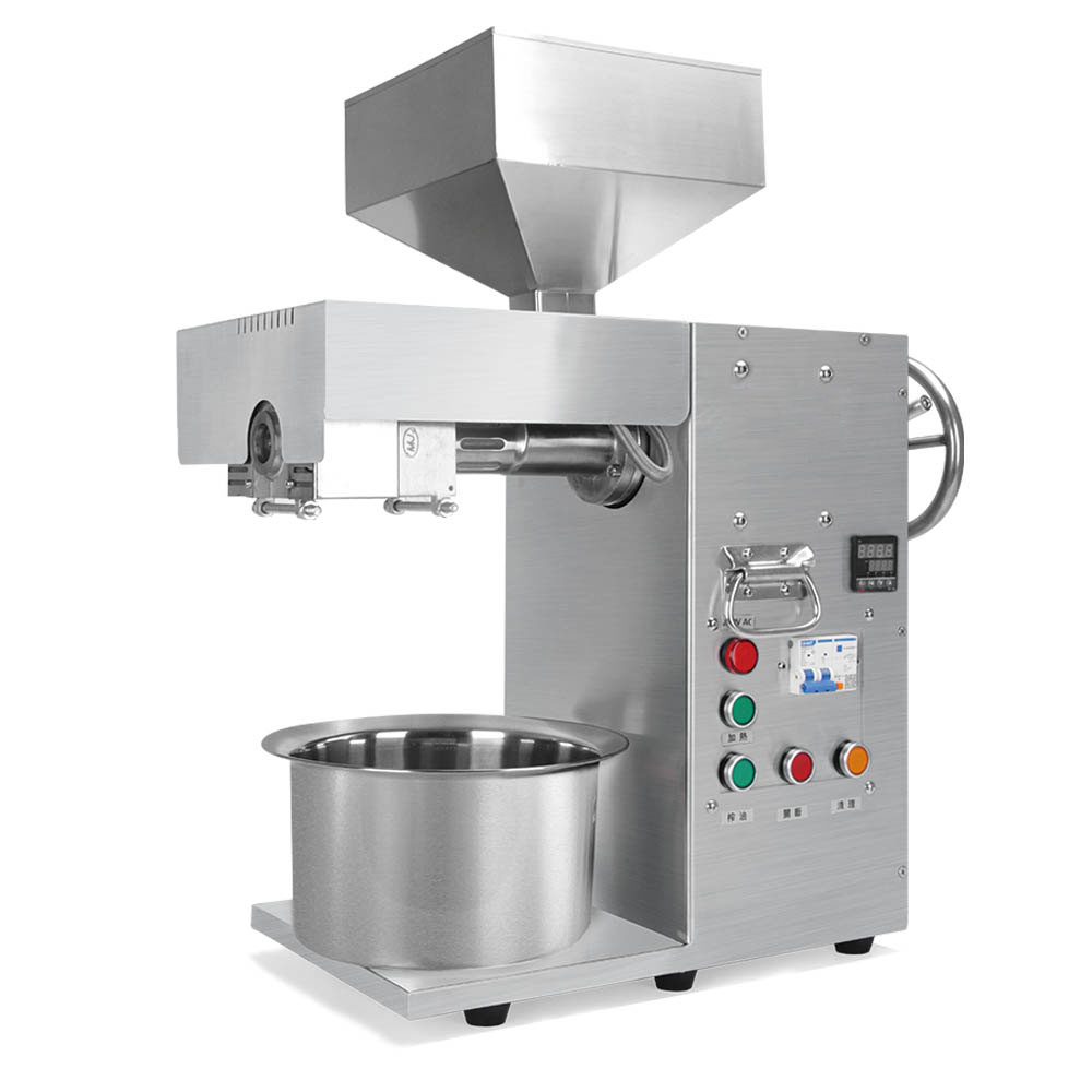Commercial Oil Press Machine Stainless steel Oil Extractor for Sesame/Peanut/Rapeseed/Flaxseed/Walnut Oil Press 220V/110V