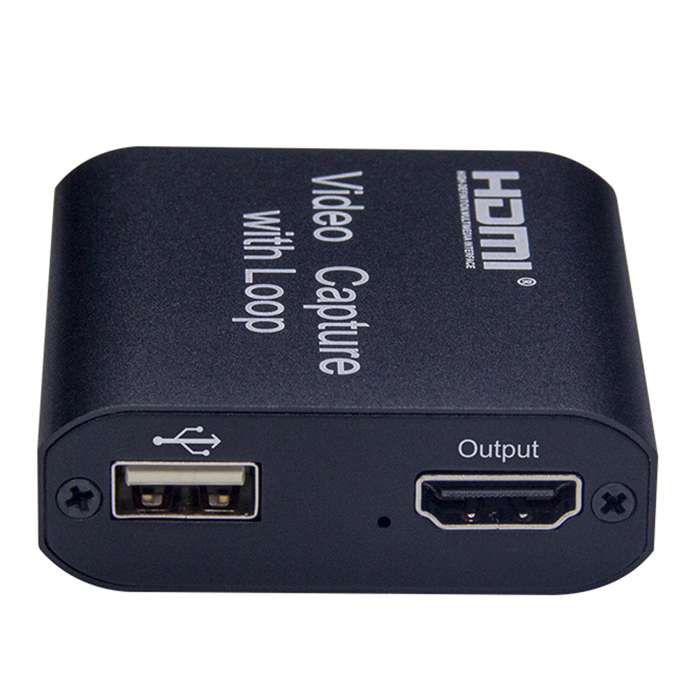 High Definition 4K Input 1080P Output HDMI USB Video Capture Card with Loop