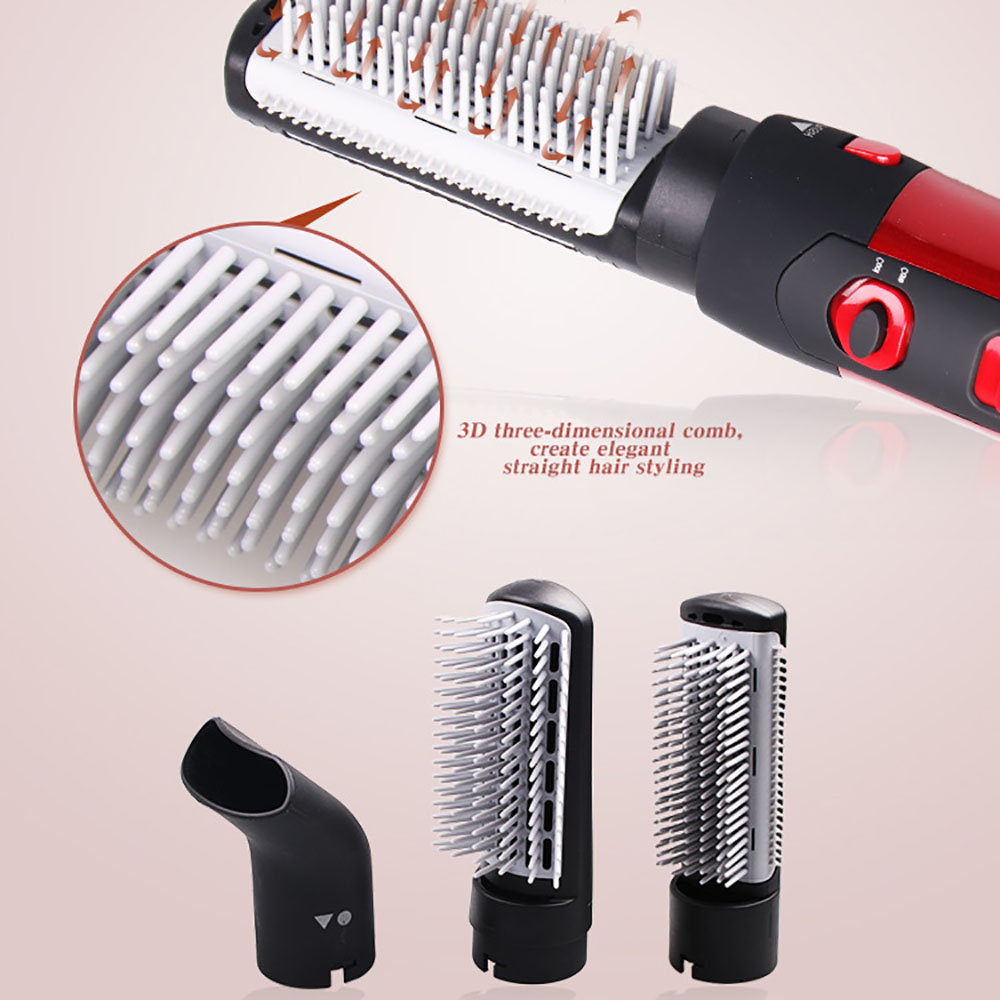 Electric Hair Dryer Brush Hair Straightener Dual-purpose Hot Air Brush Anti-ironing 3 in1 Salon Multi-function Curly Hair Comb