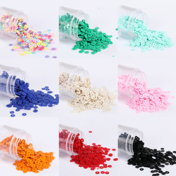 2000Pcs/Pack 4mm Solid Colors Sequin Flat Round PVC Loose Sequins Paillettes Sewing Craft,Women Cloth Embroidery Accessories