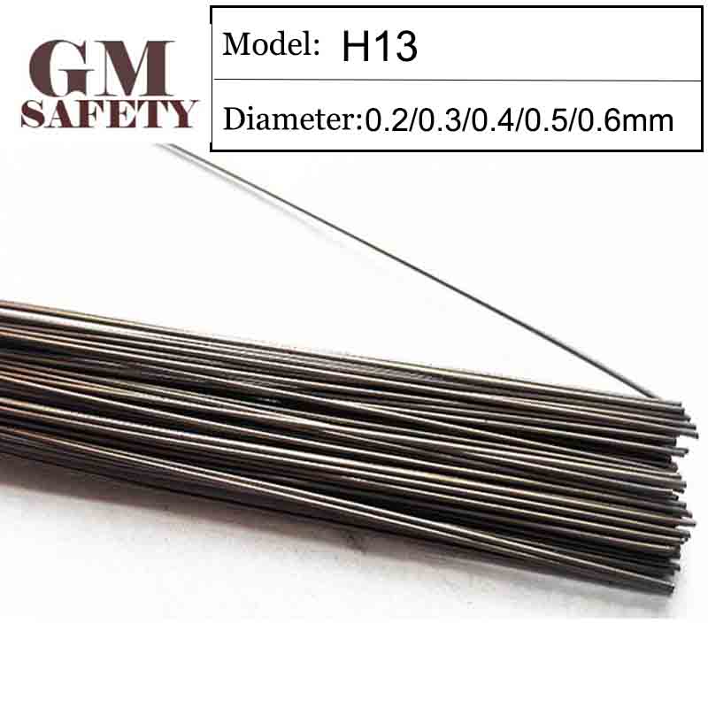GM Laser Welding Wire Material H13 of 0.2/0.3/0.4/0.5/0.6mm Hot Work Molding Laser Welding Filler 200pcs /1 Tube GMH13