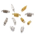 90sets/box Mixed Color Brass Screw Clasps Hook for jewelry making DIY Bracelet Necklace Connector Accessories