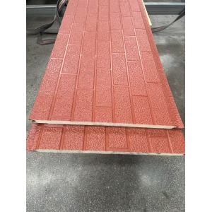 Orange-red Standard Brick-Patterned Metal Carved Panels