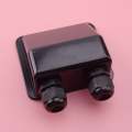 Roof Top Solar Panel Double Cable Entry Gland Box Case ABS For Cable Types 6mm to 12mm RV Camper Van Travel Trailer Caravan Boat