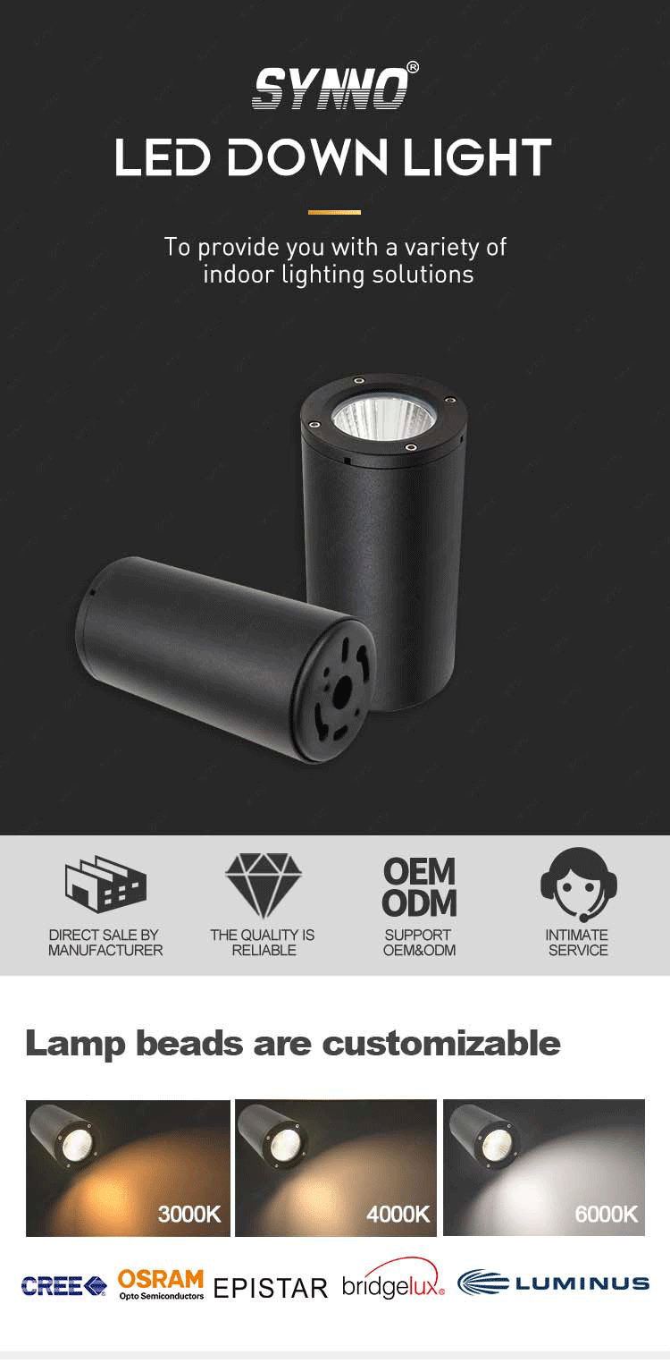 surface mounted ip65 downlight