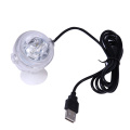 1PC Colorful Aquarium LED Lighting Waterproof Submersible LED Aquarium Light Underwater USB Charge Lamp Decoration