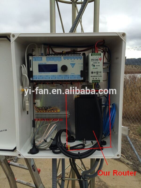 support VPN YF360D Series 4G dual sim industrial 4G LTE router for Substation ATM KIOSK