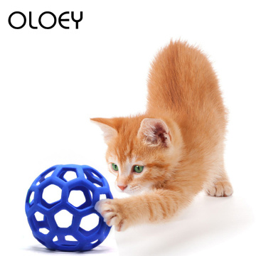 Pet Dog Cat Ball Toy Dog Rubber Chew Toy Dog Geometric Safety Toys Ball For Small Medium Large Dogs Playing Pet Training Product