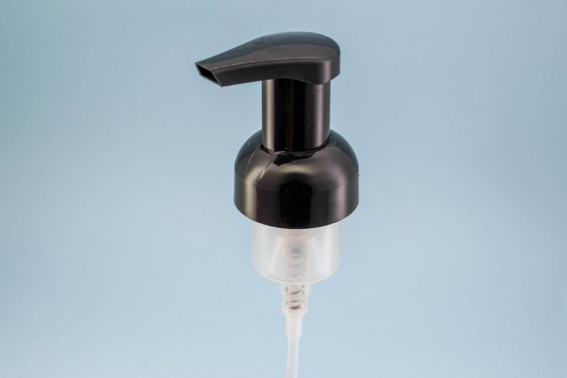 40MM black smooth foaming soap pump dispenser