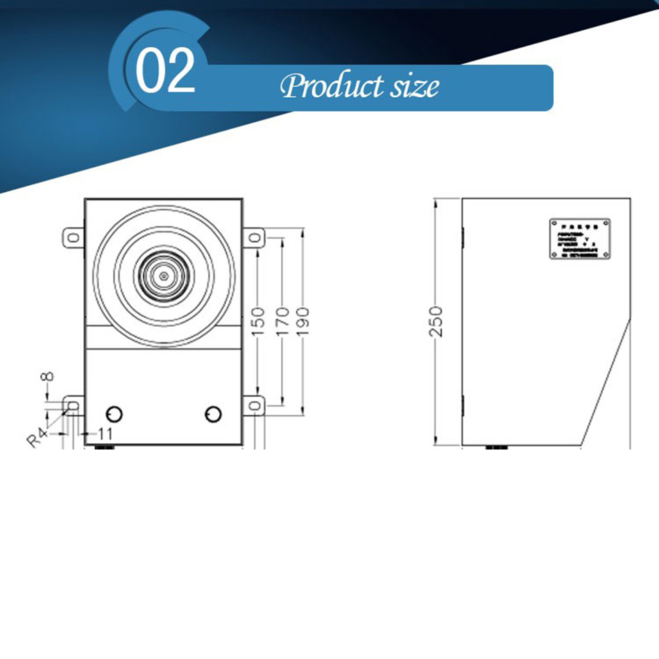 TGSG-06D DC/AC12V-380V Metal Buzzer 130dB Alarm For Passenger Car Ship Industrial Crane Warehouse Siren & Volume Adjustable