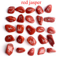 25pcs red jasper