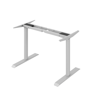 Oval-Leg Dual-Motor Desk Frame