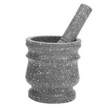Pestle And Mortar Set Unpolished Granite Spice Crusher Grinder for Kitchen Multifunctional Mortar Pestle Adget