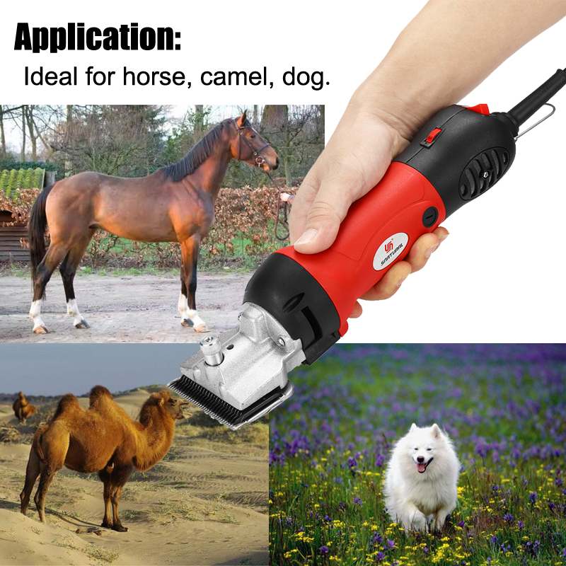 690W 220V-240V Electric Sheep Shearing Clipper Scissors Shears Cutter Goat Horse Clipper Machine 13 teeth blade 6 Gears Speed