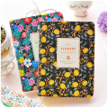 Hardcover DIY Self-filling Week Monthly Planner Japanese Style Fresh Cherry Blossom Memo Schedule Hand Account Notebook D40