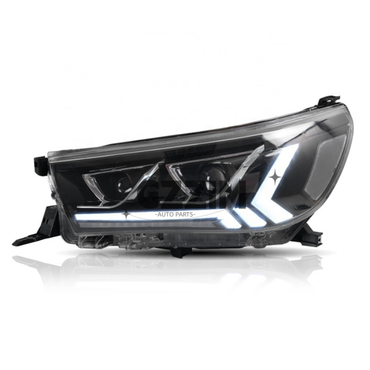 Auto Parts Abs Plastic Led Front Light Parts Head Lamp For Hilux 2015 20195
