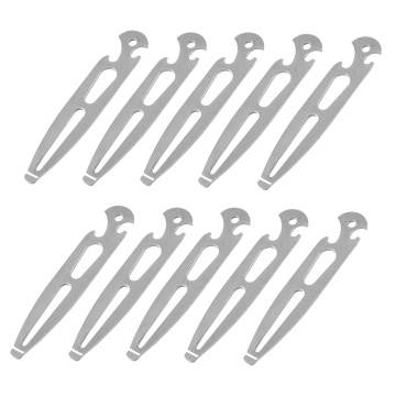 10x Shackle Key Ring Multi Tool Marine Stainless Steel 304 For Yachts Deck Plate